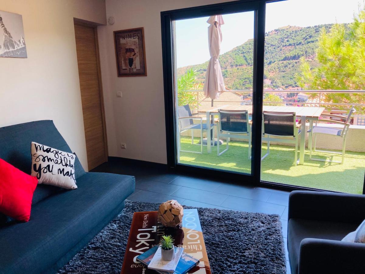 Residence Costa Vermella, Vue Mer Et Montagne Au Calme Cerbère Eksteriør billede